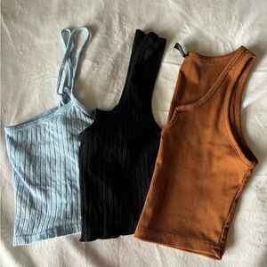 3 FOR $12 !! Shein crop tanks all size xs !